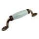 Sage Green Crackle Small Ceramic Antique Door Handles